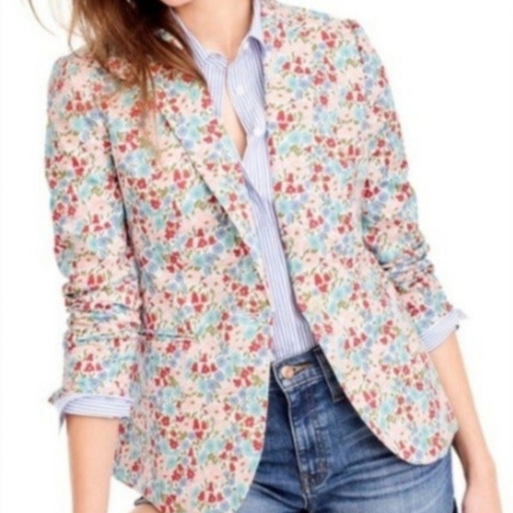 J. Crew Blazer Liberty Print Campbell